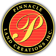 Pinnacle Land Creations circular logo